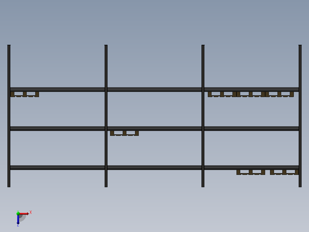 货架、3x3货架俯视图