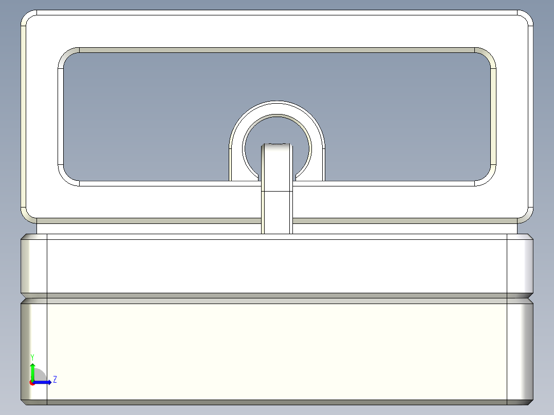 一款用于超声波焊接的载具左视图