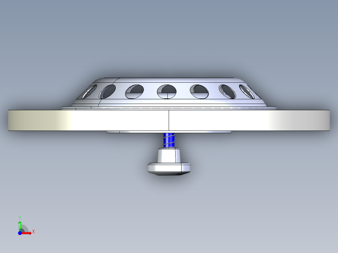游艇排气精益设计前视图