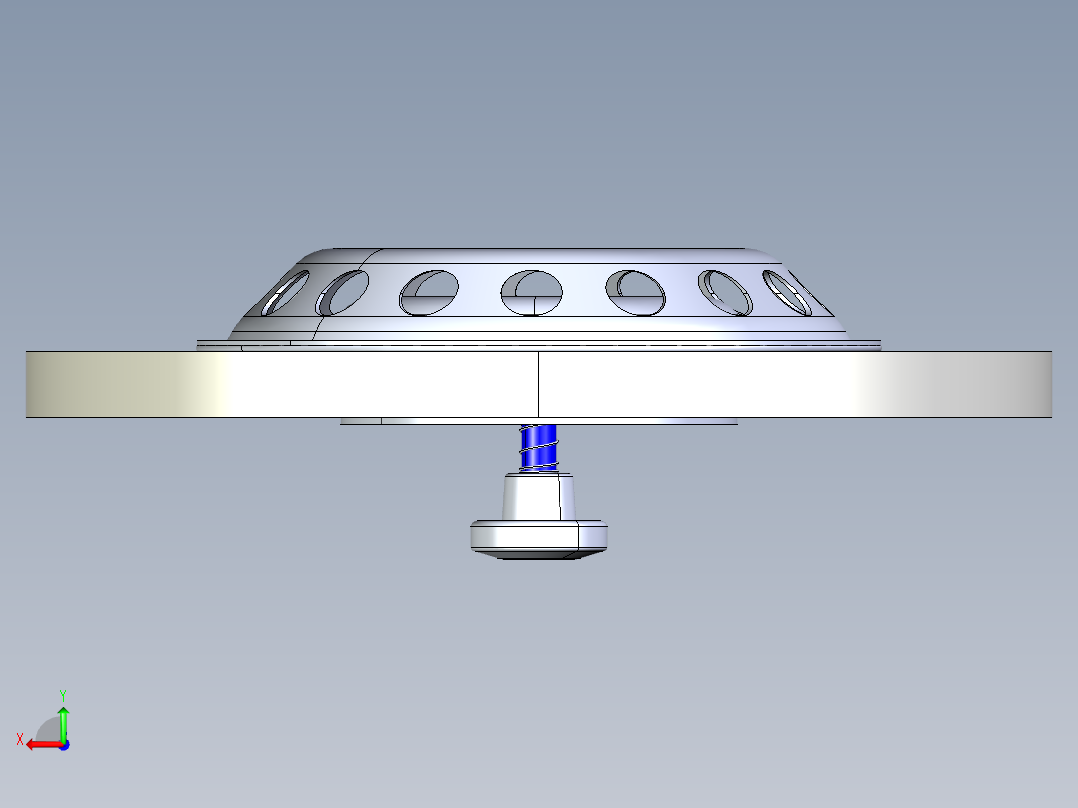 游艇排气精益设计后视图