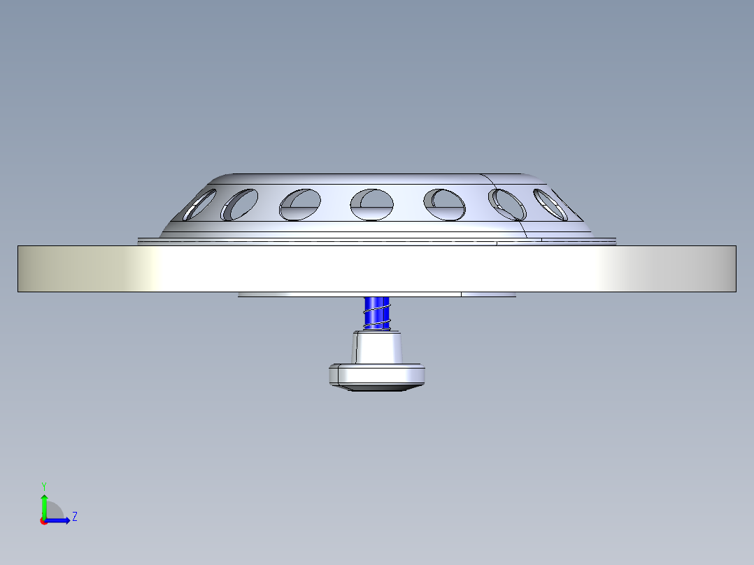 游艇排气精益设计左视图