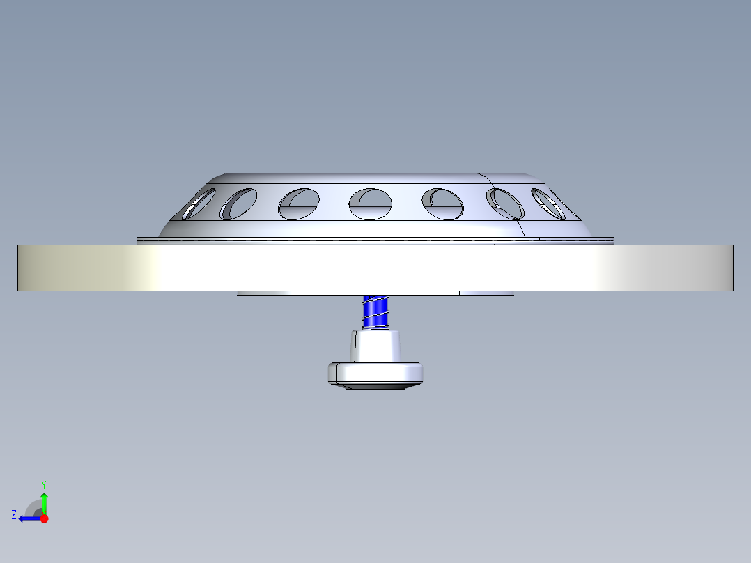 游艇排气精益设计右视图