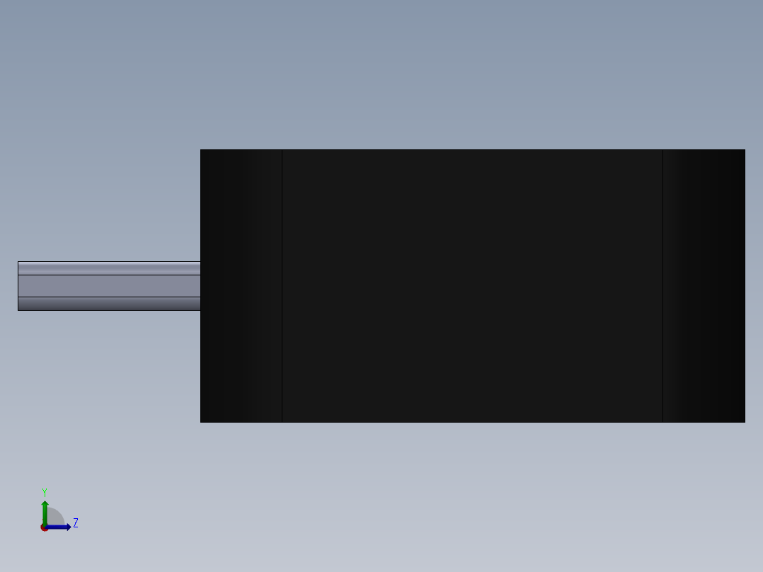 颗粒电池左视图