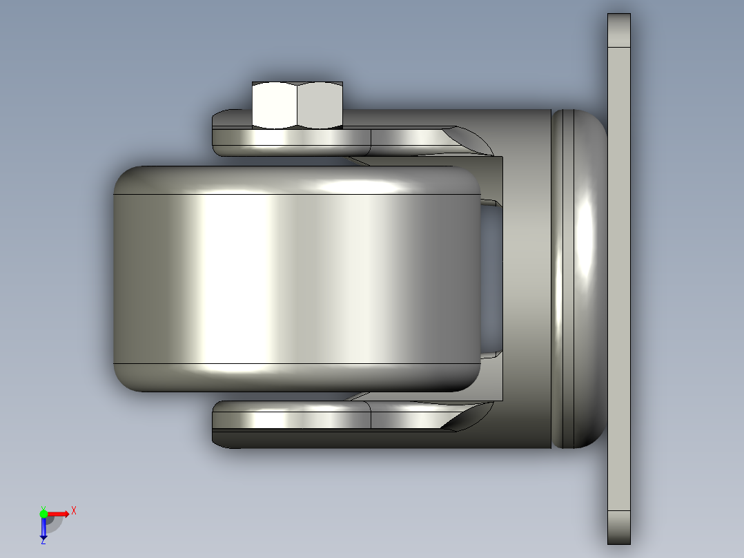 +4+HQ-FBTQF-FJZZ-01五点ZCPJ-014寸脚轮SLDPRTSLDPRTSLDPRT俯视图