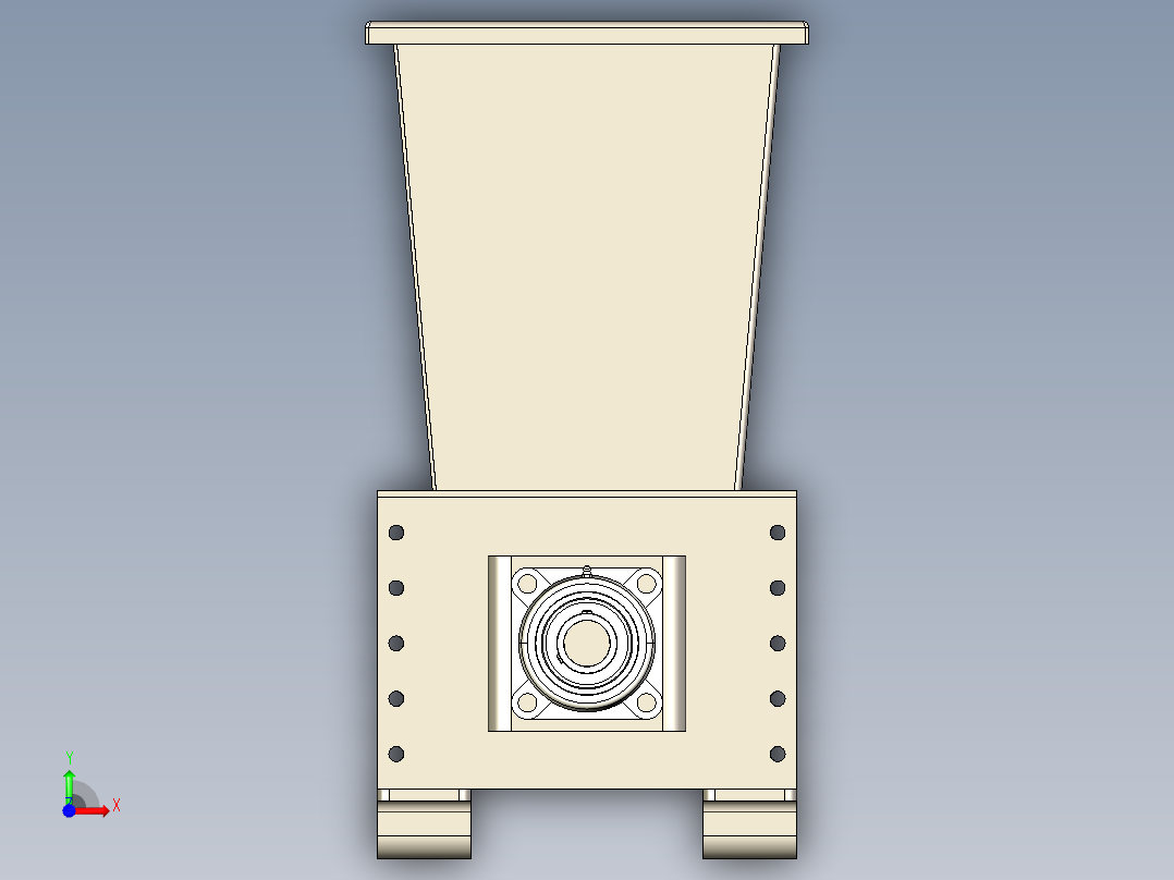碎纸机概念前视图
