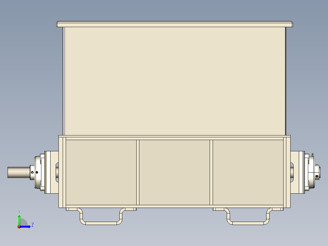 碎纸机概念左视图