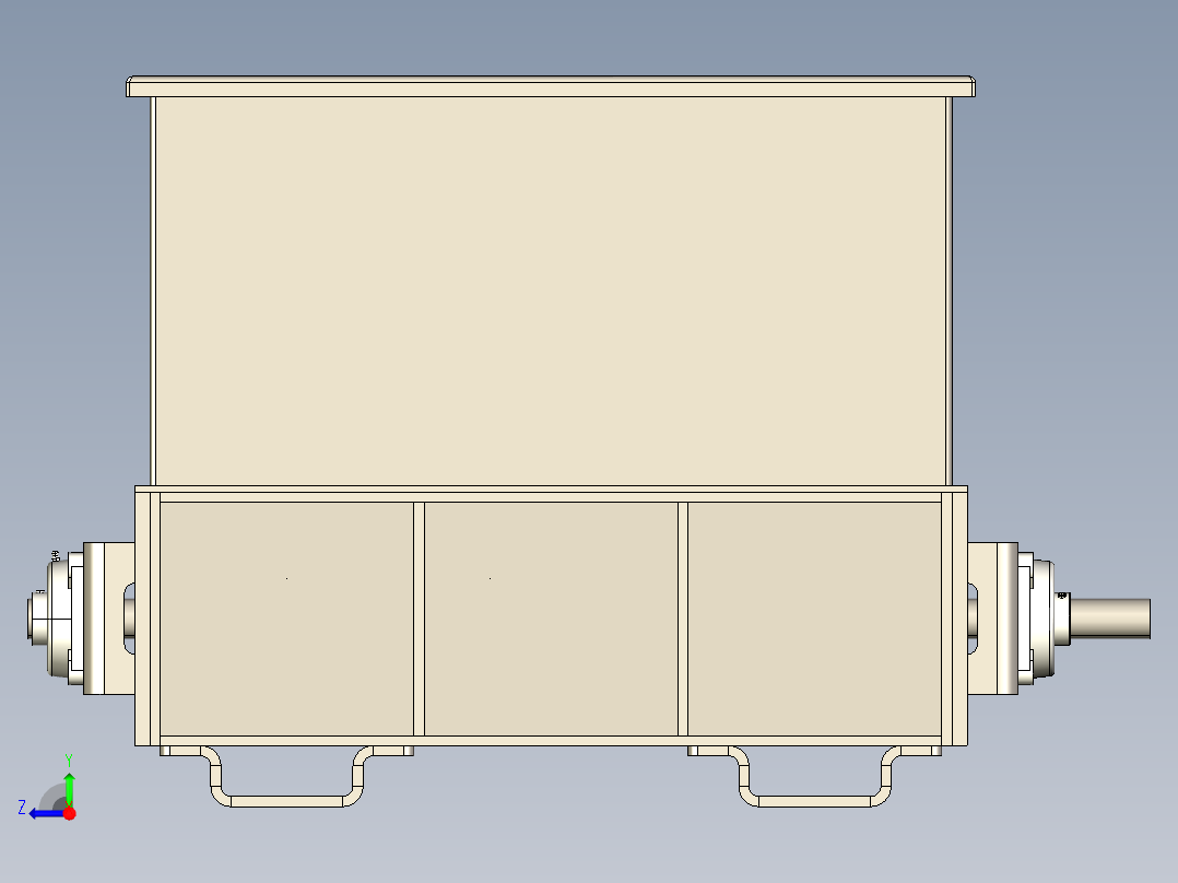 碎纸机概念右视图
