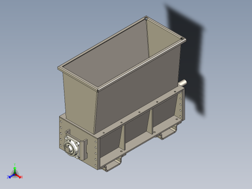 碎纸机概念正等轴测缩略图