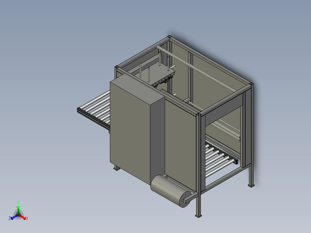 套袋机正等轴测图
