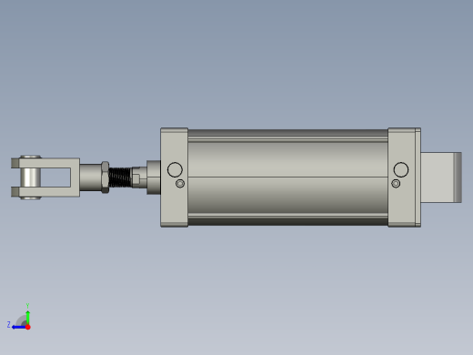 SC系列标准气缸SC-160X300-SBBB右视缩略图