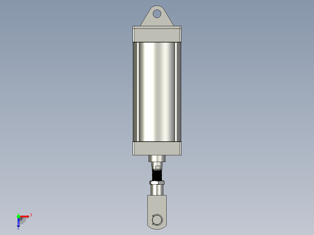 SC系列标准气缸SC-160X300-SBBB俯视图