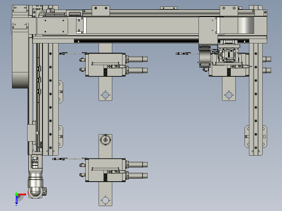 S2202110090000转轴搬运至角度旋转俯视图