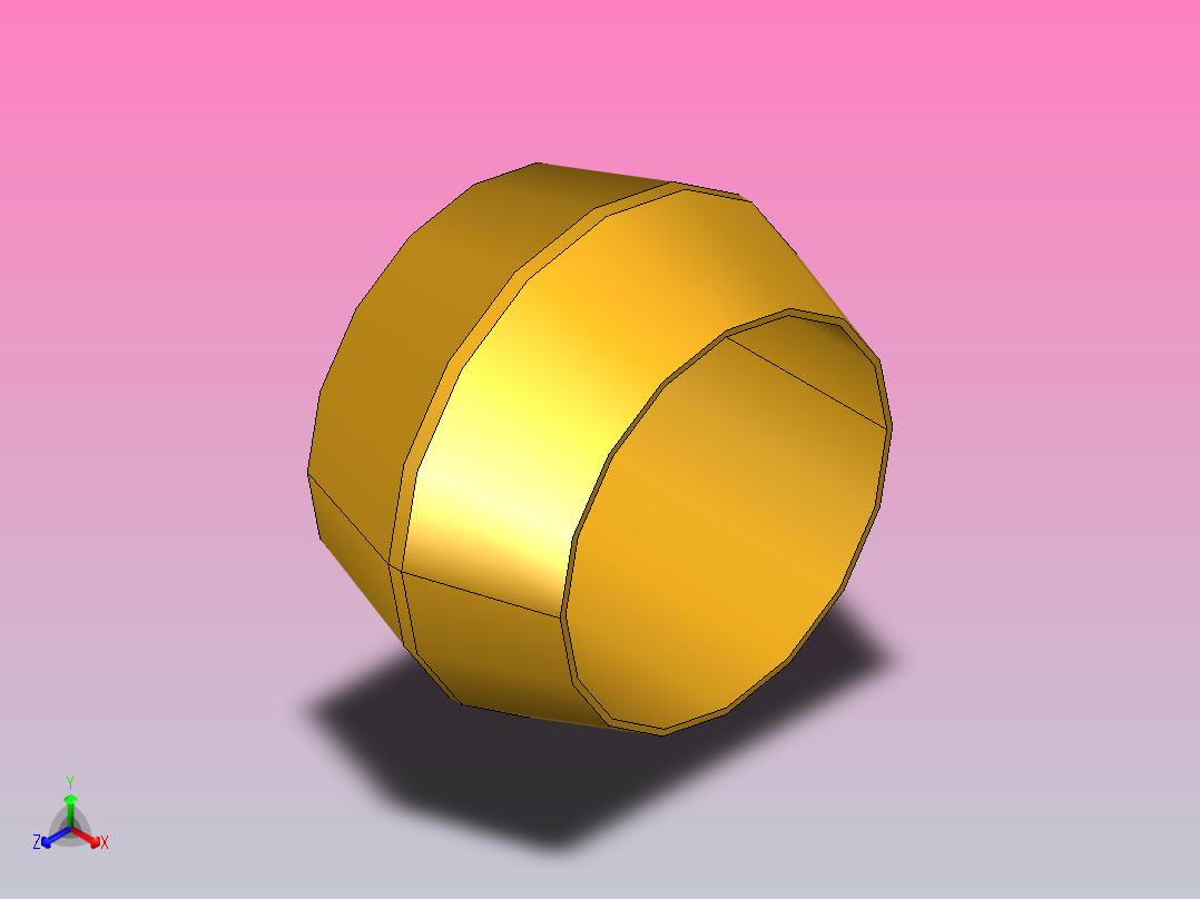 套筒60C 5正等轴测图