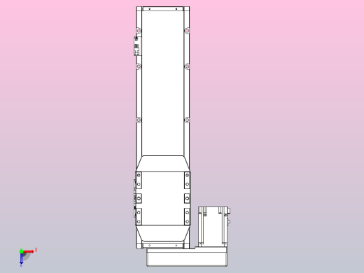 滚珠丝杠直线轴内置导轨TPA-GCR-150-2010C-L400-ML-M75-N3俯视缩略图