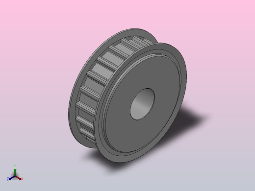 标准型梯形齿同步带轮AT10型_SAT10HC-20-15-dc18-A