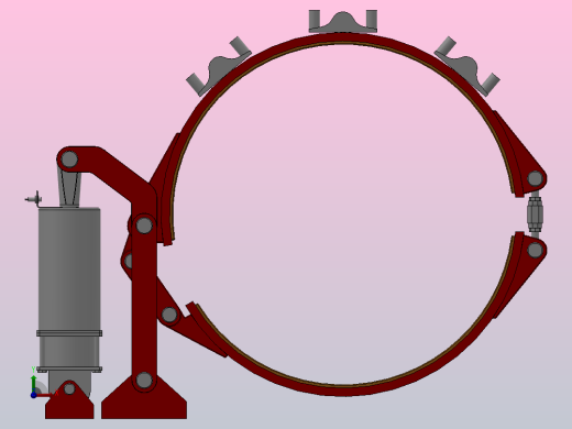 BB-DHU系列带式制动器_BB2000-1000DHU前视缩略图