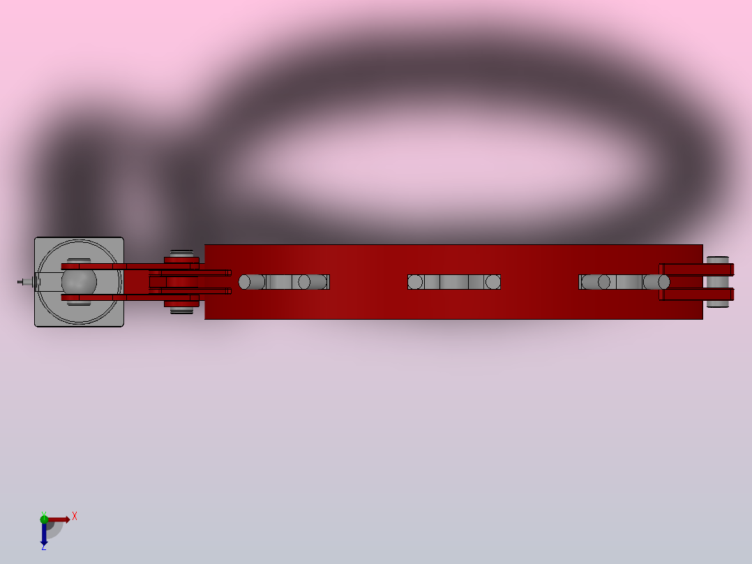 BB-DHU系列带式制动器_BB2000-1000DHU俯视图