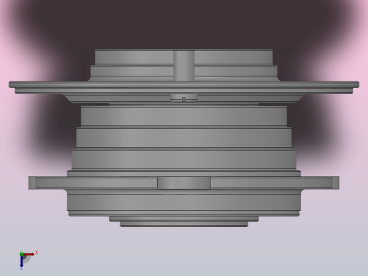 DAC2F型内、外圈都带凸缘的双列角接触球轴承轮毂轴承单元（铆合型）_DAC2F 11411642俯视缩略图