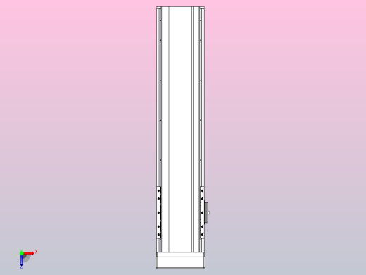 日规模组半封闭丝杆TPA-HNR-120D-1610C-L400-MP-Y-P40-N3俯视缩略图