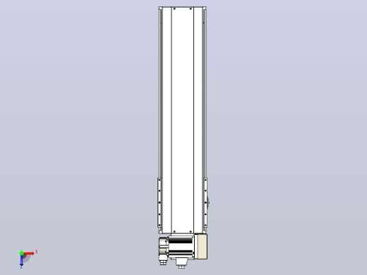 皮带直线轴半封闭可选导轨TPA-HNB-220D-176-L650-RU-C-P1K-N3俯视缩略图