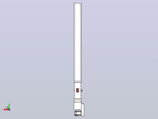 伺服电机集成皮带传动直线执行器TPA-OCB-140-256-L1250-MR-P75-N3后视缩略图