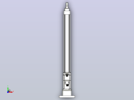 轻载电动缸TPA-ESR40-1210C-L450-MR-FB-W-P40-C3前视缩略图