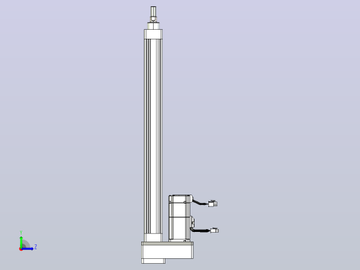 轻载电动缸TPA-ESR40-1210C-L450-MR-FB-W-P40-C3左视缩略图