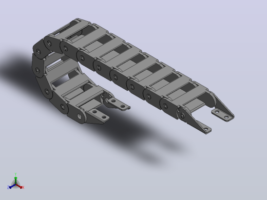 拖链MHPKS206_50_13_B正等轴测缩略图