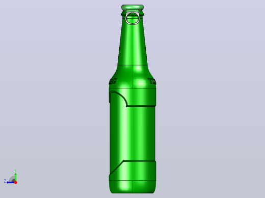 酒瓶（饮料瓶）右视缩略图