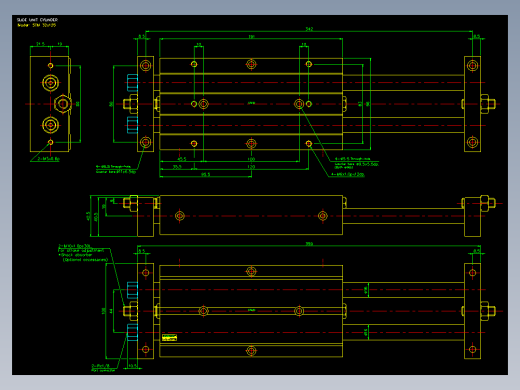 滑台气缸  双轴滑台气缸2D-STM32x125缩略图