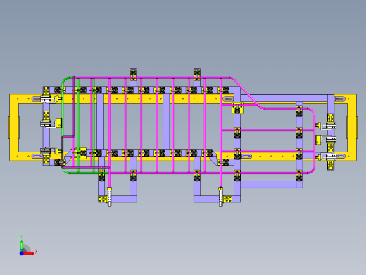 养殖栏位焊接工装ug10前视缩略图