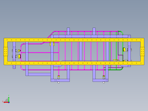 养殖栏位焊接工装ug10后视缩略图