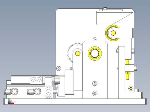 带剥离标贴的滚轮传送组件前视缩略图