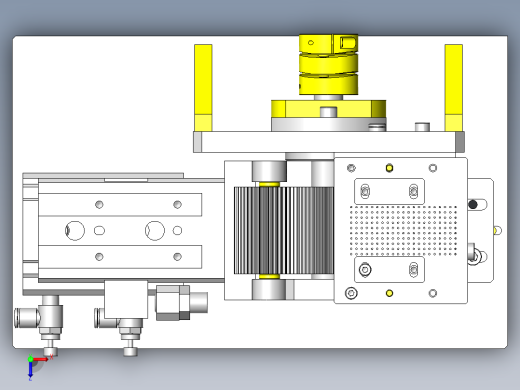 带剥离标贴的滚轮传送组件俯视缩略图