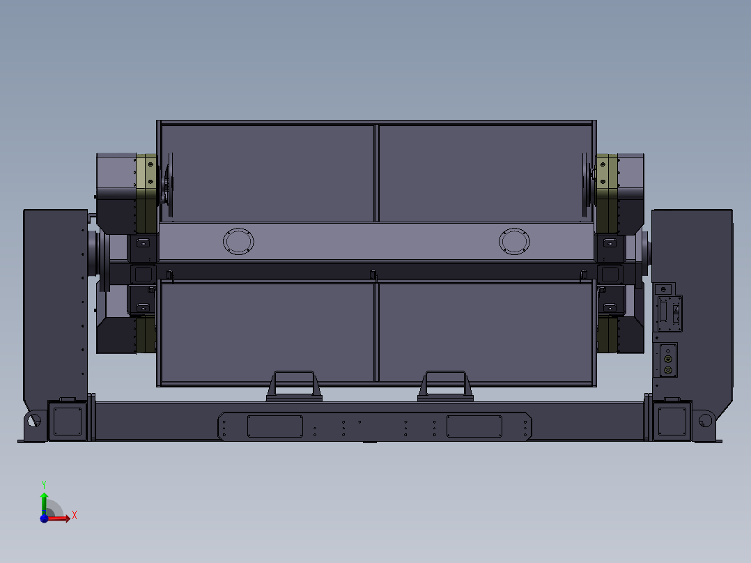 K3455-三轴变位翻转机前视图