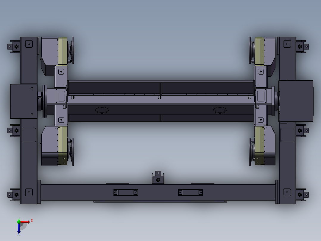 K3455-三轴变位翻转机俯视图
