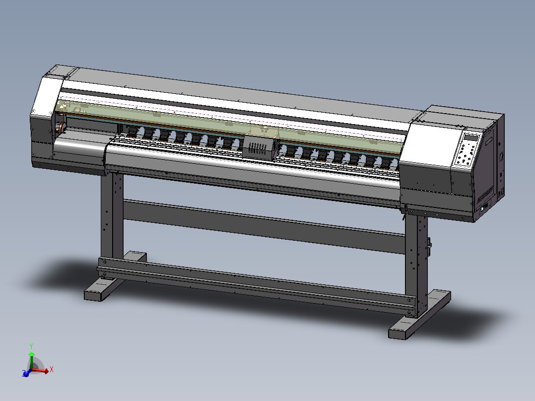 1615-1.6米写真机(数码印花机) sw14可编辑主视图