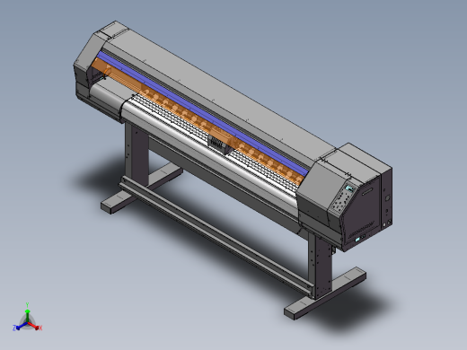 1615-1.6米写真机(数码印花机) sw14可编辑正等轴测缩略图