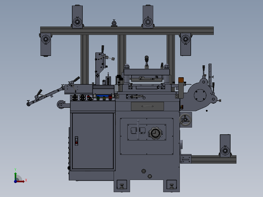 WA350G模切机(单座)前视图