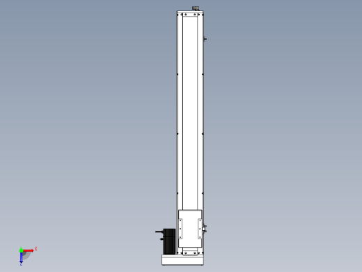 Toyo东佑达直线模组-ECH14-950-BR-200W+煞車俯视缩略图
