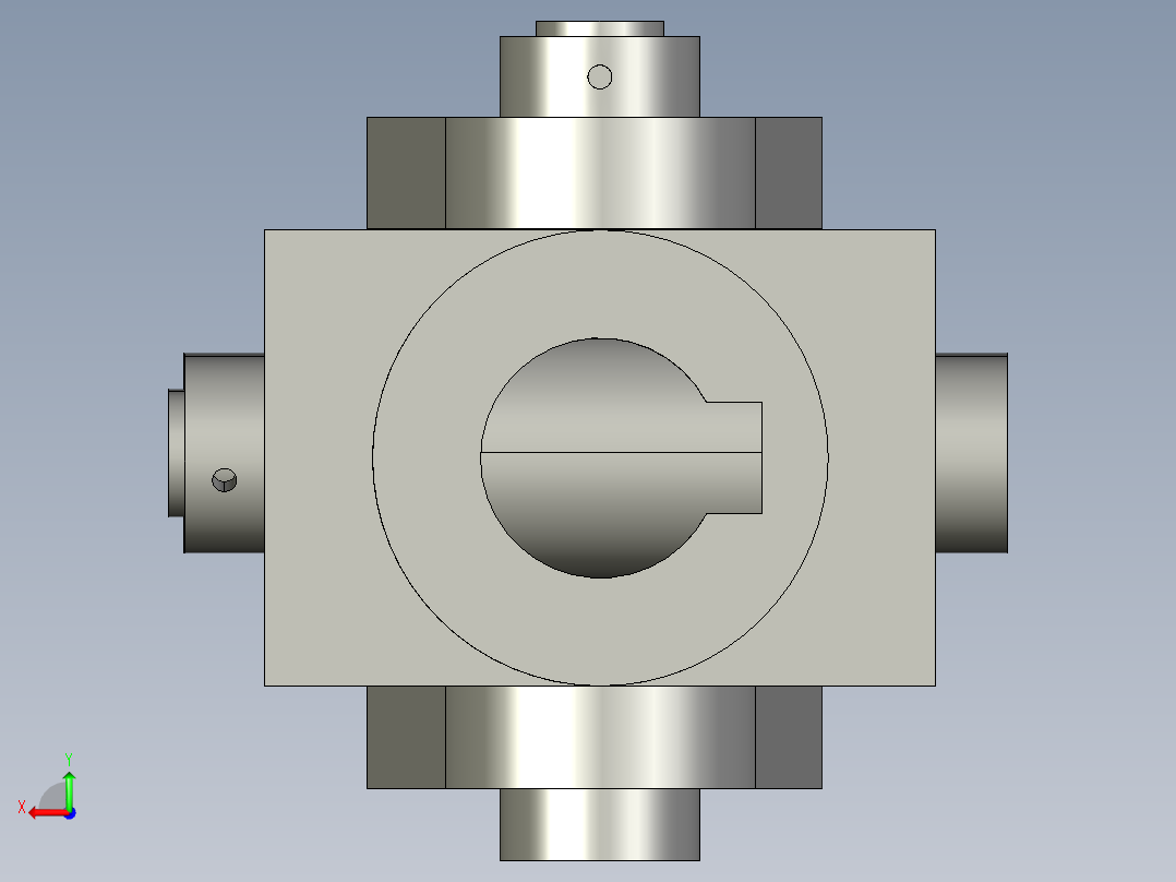 梅形联轴器后视图