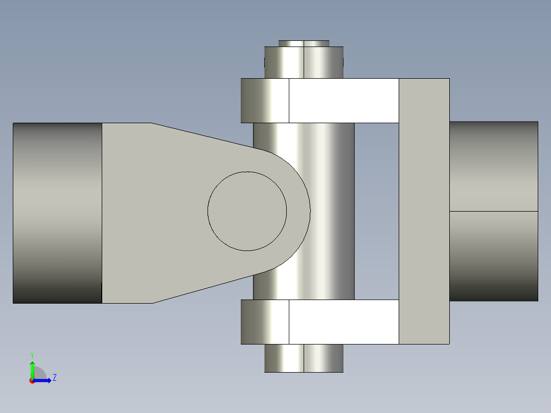 梅形联轴器左视图
