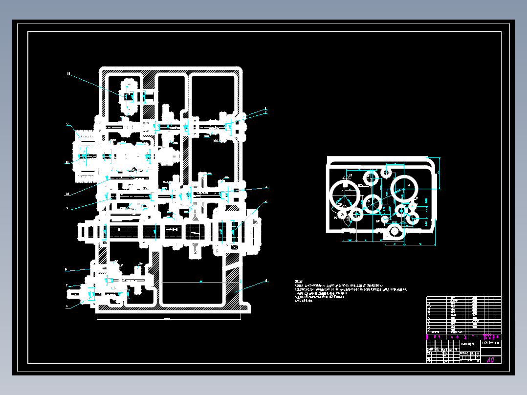 CA6140车床主轴箱的设计(论文+DWG图纸)