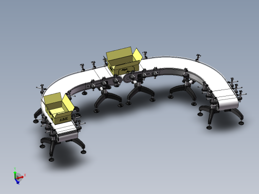 B122-U型包装箱 传送带输送机