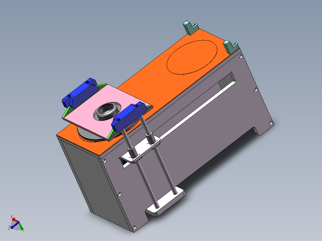 双工位移印机油蛊钢板机构方案
