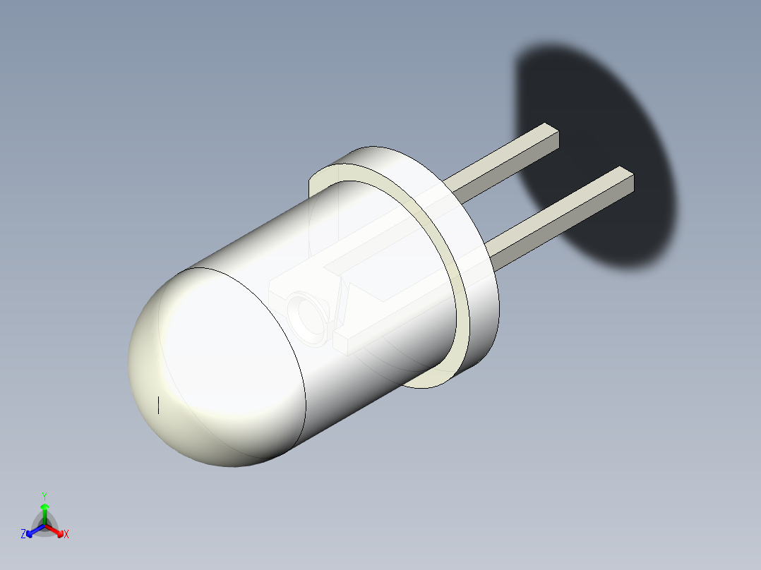 LED_Round_Diffuse_D5.0mm主视图