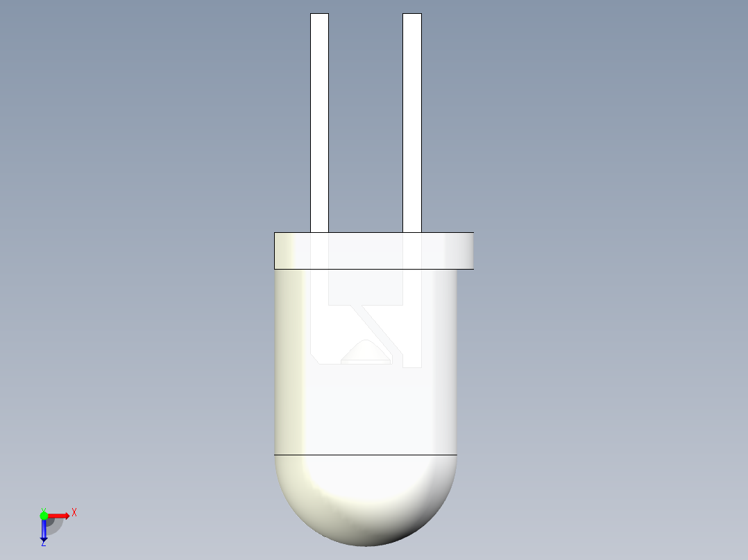 LED_Round_Diffuse_D5.0mm俯视图