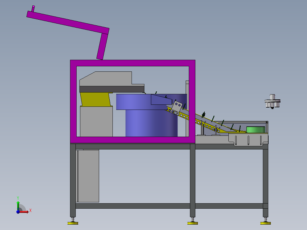 汽车厂螺母预装机前视图