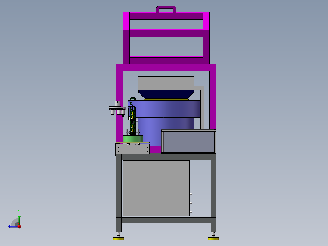 汽车厂螺母预装机右视图