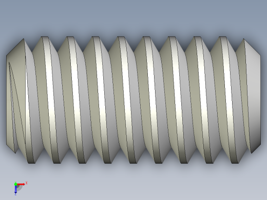 DIN 913-ISO 4026 固定螺钉-M2 L=4.STEP俯视缩略图
